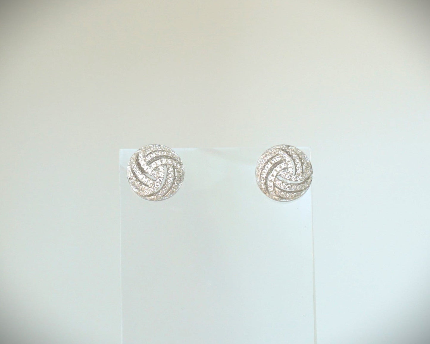 Ohrstecker in Silber (925) mit Zirkon facettiert