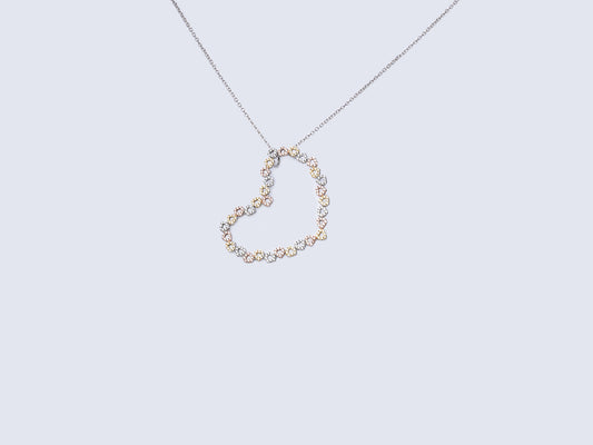 Damen Silberkette Cara – Herzanhänger mit Zirkonia | NM in L.O.V.E. Kollektion