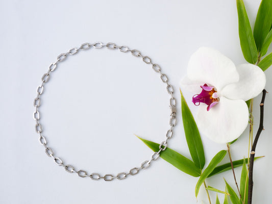 Damen Silberkette Carissima – Zirkonia & lateinische Liebe | NM LOVE Kollektion