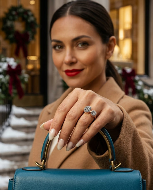 Stella Nera Ring mit Druzy-Stein – Ansicht 2