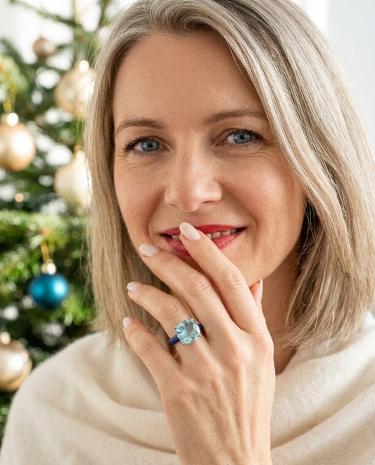 Estelle Zaffiro Ring 925 Silber – Ansicht 2