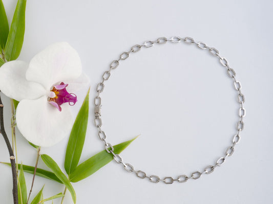 Collier Eternity collana d'amore , Sterlingsilber (925) mit Zirkon facettiert