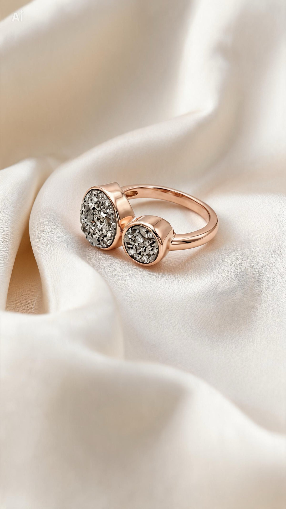 Stella Nera Ring mit Druzy-Stein – Ansicht 4