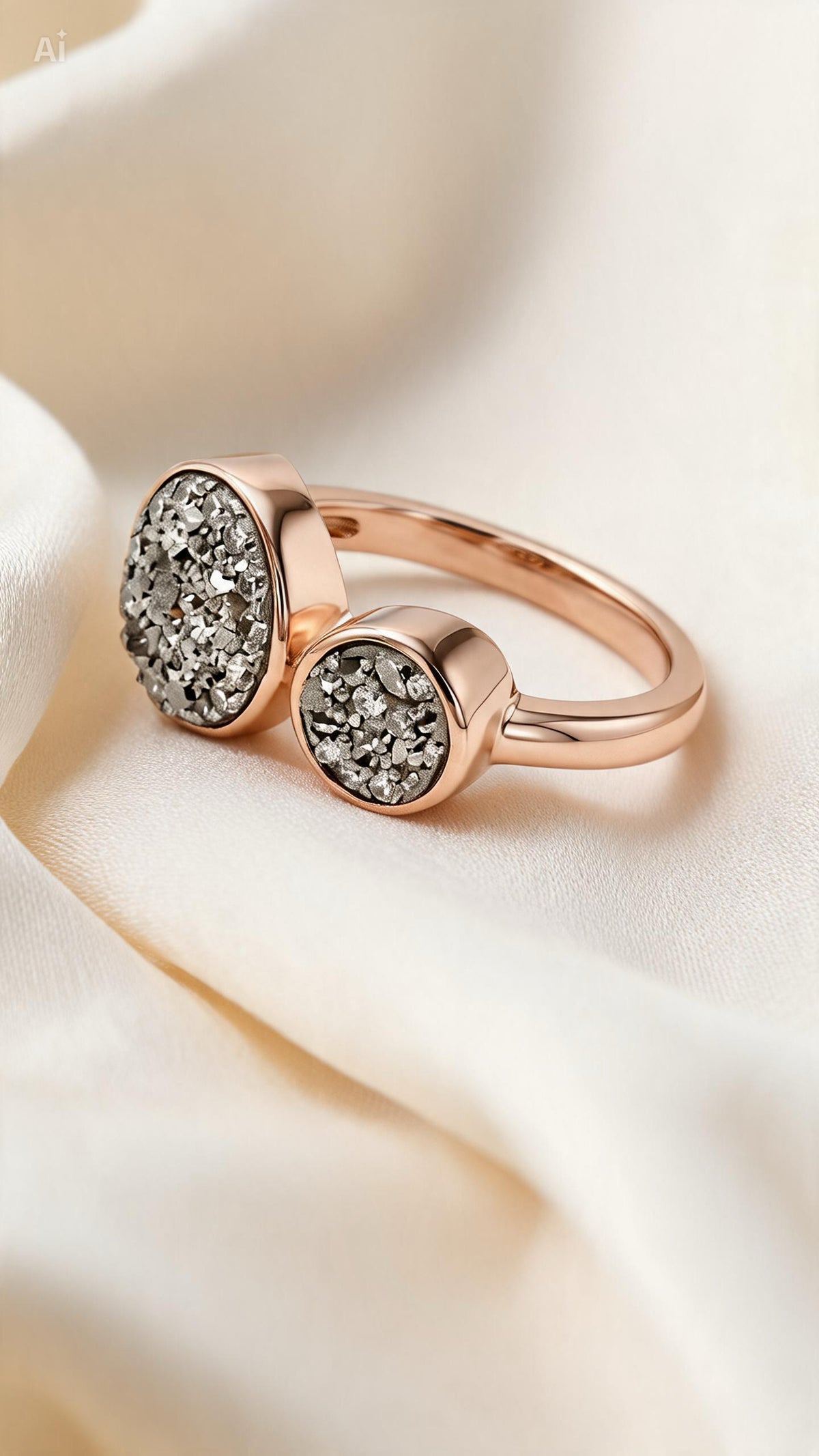 Stella Nera Ring mit Druzy-Stein – Ansicht 3