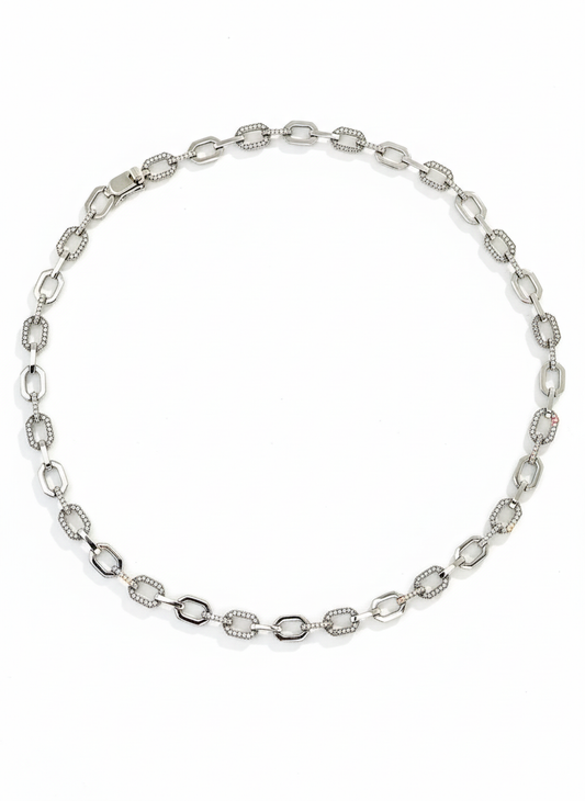 Damen Silberkette Carissima – Zirkonia & lateinische Liebe | NM LOVE Kollektion