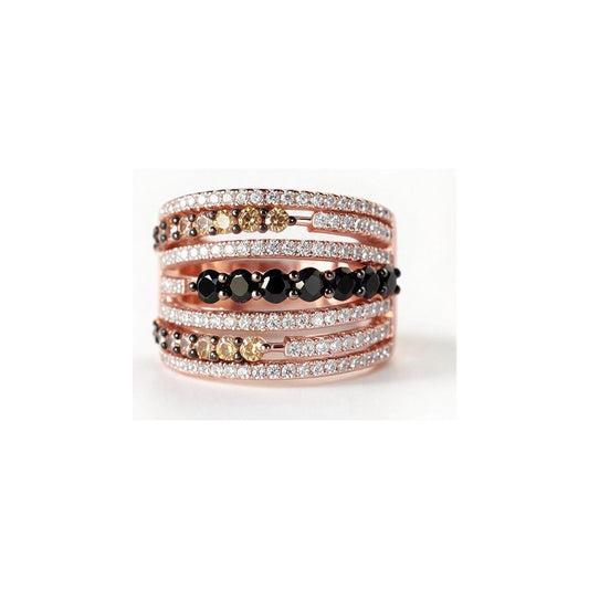 Liora Ring 925 Silber rosévergoldet mit Zirkonia