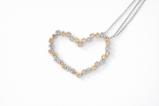 Damen Silberkette Cara – Herzanhänger mit Zirkonia | NM in L.O.V.E. Kollektion