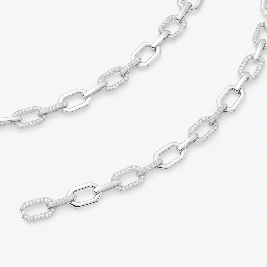 Damen Silberarmband Carissima – Zirkonia & lateinische Liebe | NM LOVE Kollektion