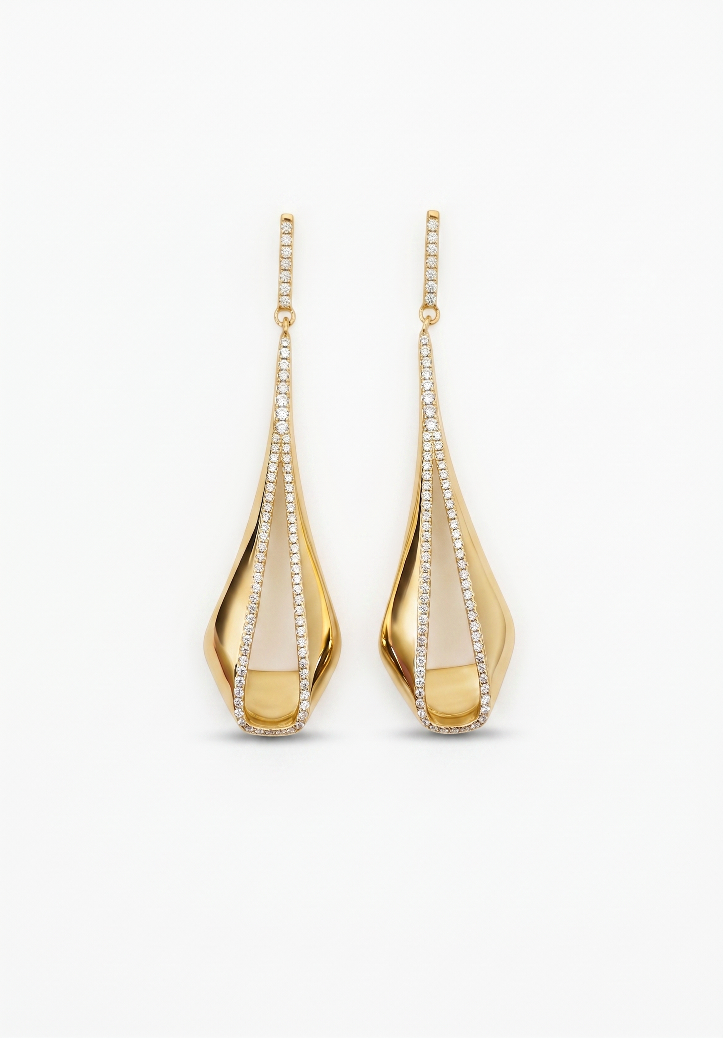 Elli  Set-Statement-Ohrringe & Collier – 925 Silber, 14K vergoldet | NM Shine (Kopie)