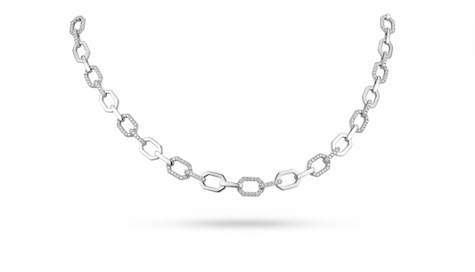 Damen Silberkette Carissima – Zirkonia & lateinische Liebe | NM LOVE Kollektion
