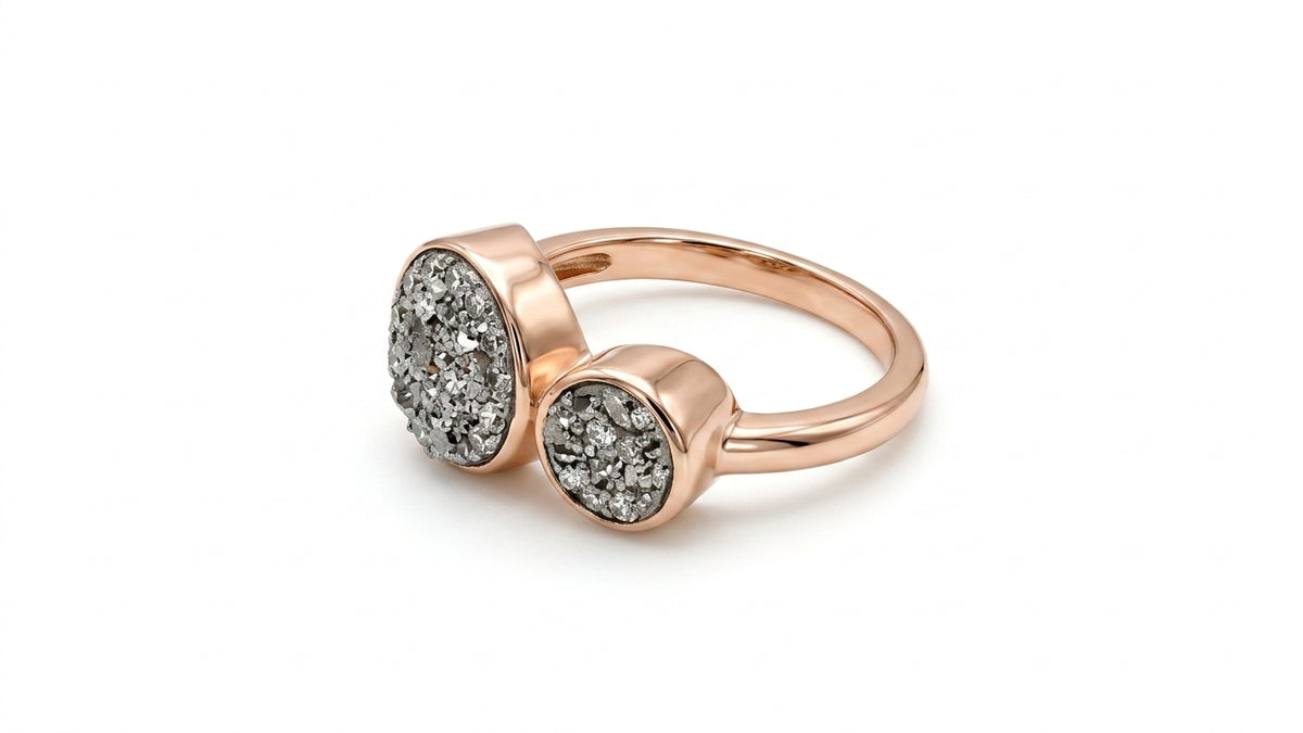 Stella Nera Ring mit Druzy-Stein – Ansicht 5