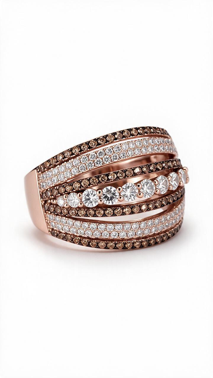 Solara Ring rosévergoldet – Ansicht 3