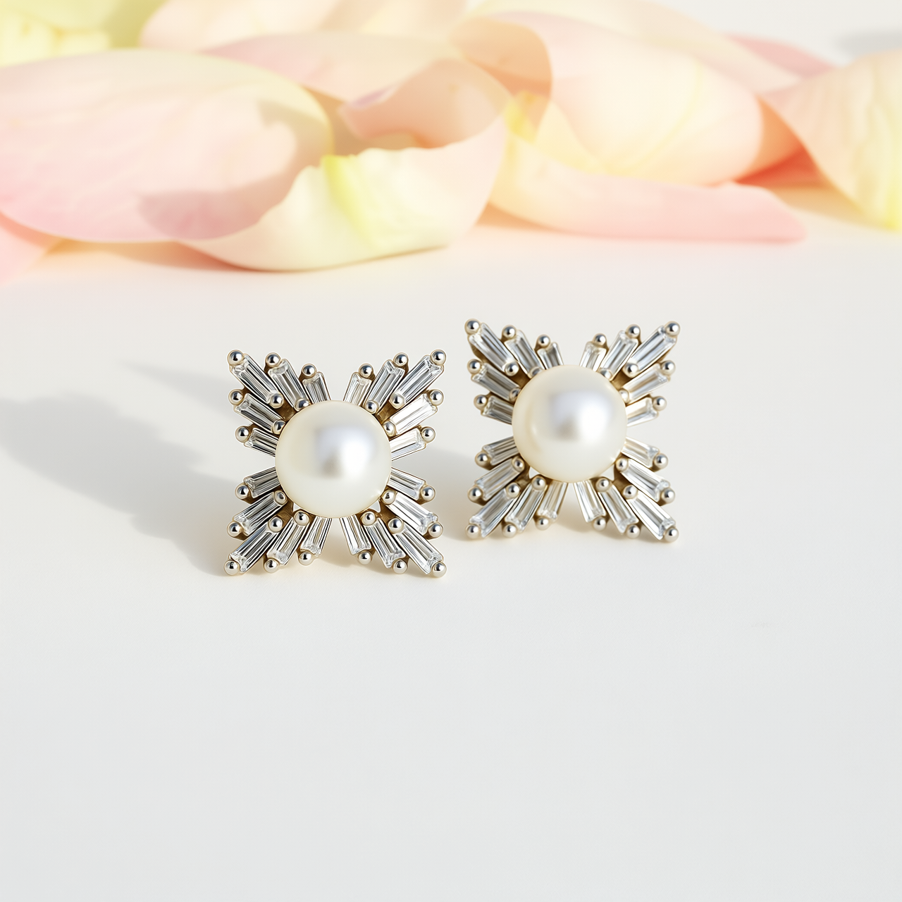 Aurora – Ohrstecker mit Süßwasserperlen & Silber